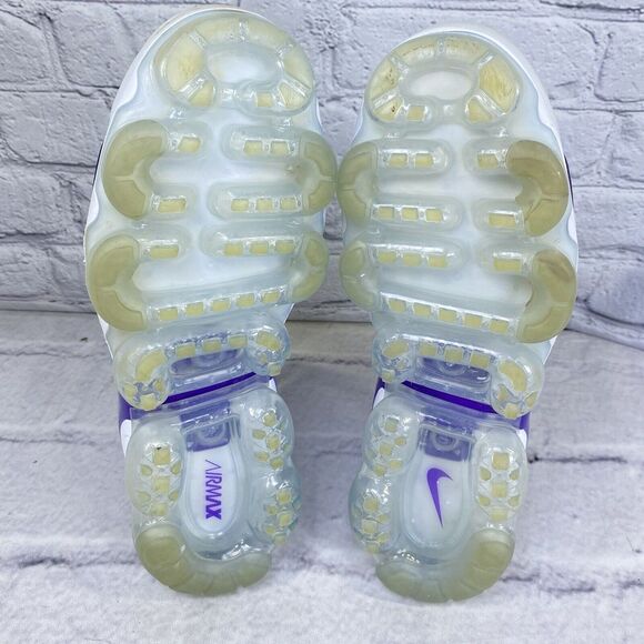 Nike Air Vapormax Plus Mens Size 8 White/Fierce Purple 924453-101 Sneakers Grape - Picture 12 of 15